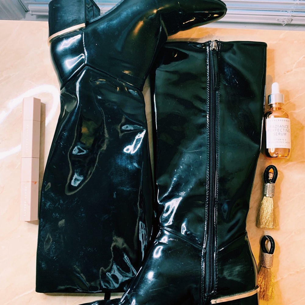 Patent Leather Boots